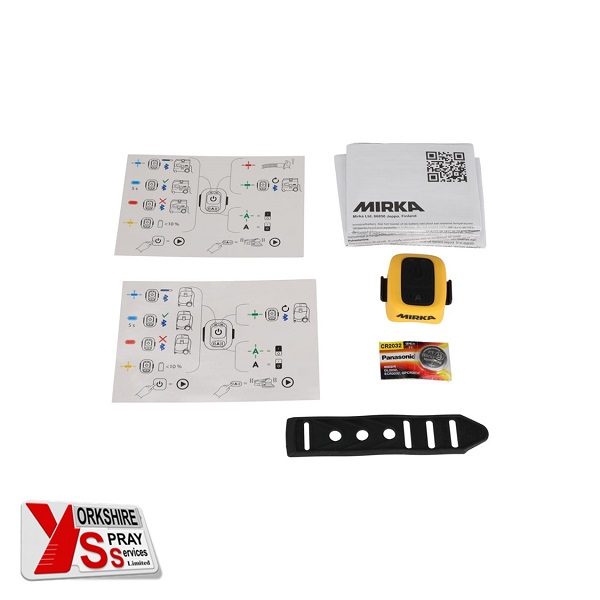 Yorkshire Spray Services Ltd – Mirka DEXOS Remote Control – Mirka Part No. MIX9990011 – Contents