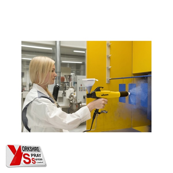 Yorkshire Spray Services Ltd – Wagner Powder Coating – Wagner PEM-X1 Cup Gun – Action – Part No. 2322588