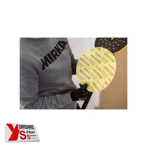 Yorkshire Spray Services Ltd - Mirka Abranet Yellow 225mm - Fine - Medium - Coarse - 20pcs - Action 1