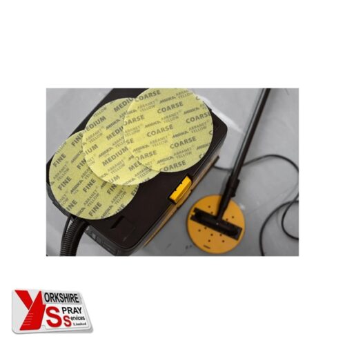 Yorkshire Spray Services Ltd - Mirka Abranet Yellow 225mm - Fine - Medium - Coarse - 20pcs - Action 3