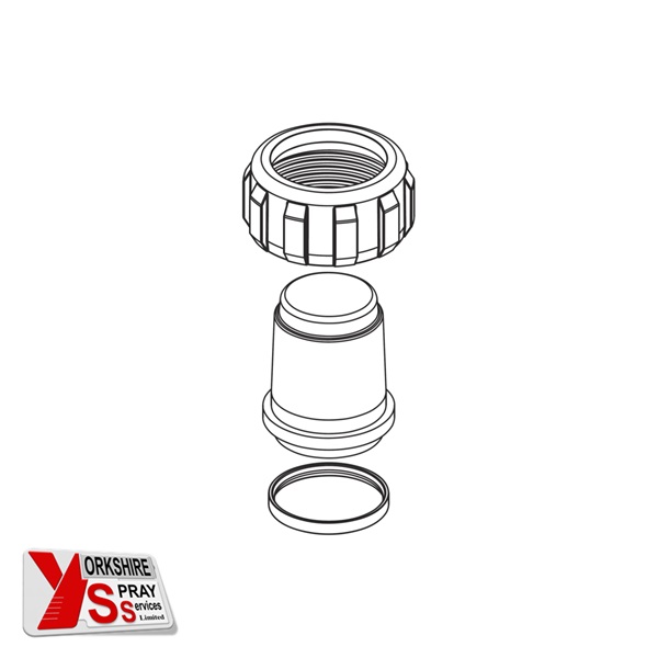 Yorkshire Spray Services Ltd – Wagner Fine Flow Controller Lock Ring & Cup Set – Part No. F991.07, F992.07, G640.05B