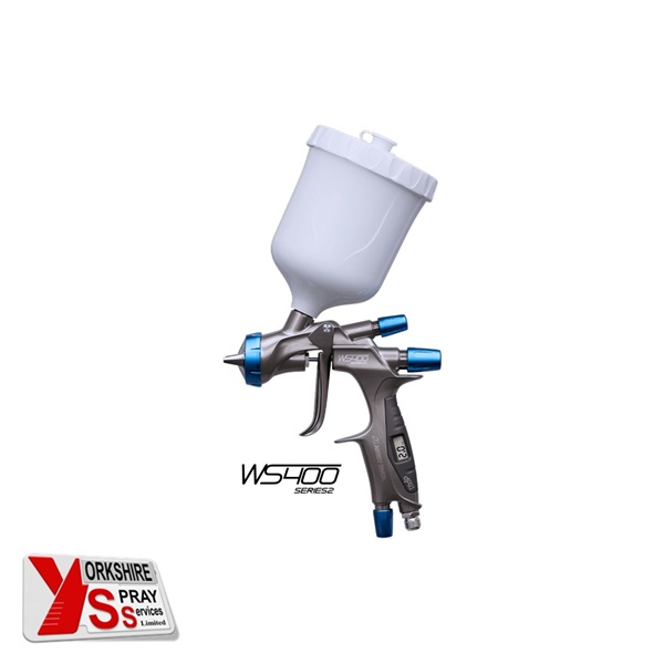 Yorkshire Spray Services Ltd – AirSpray Conventional – Anest Iwata WS400SR2D Base Coat Gravity Gun